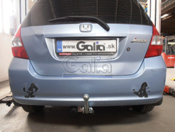 Фаркоп оцинкованный Galia H052C для Honda Jazz 2002-2008(паспорт и сертификат в комплекте)(без электрики)