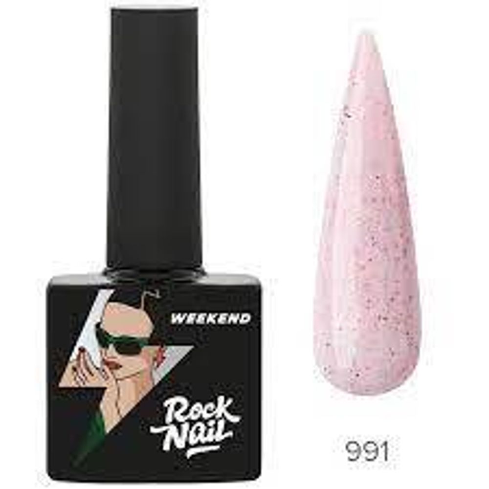 Гель-лак RockNail Weekend 991 Pink Flip Phone