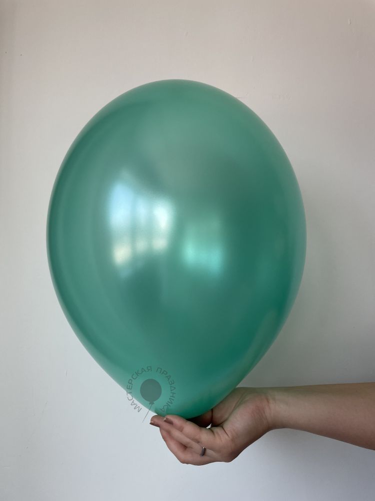 B Шар металлик 12"/30 см Экстра Green (БГ-17)