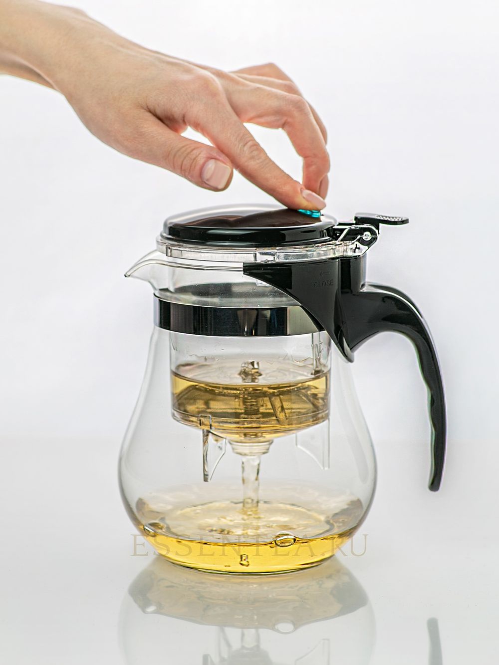 заварочный чайник с кнопкой