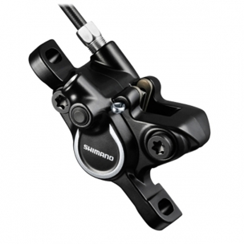 Калип. гидр. Shimano, M365, post mount, пласт. колодк., без адапт., цв. черный