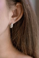 Серьги Замочки Сатин