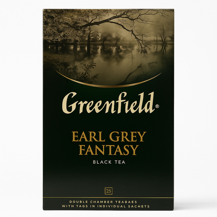 Чай черный Greenfield Earl Grey 25 пакетиков