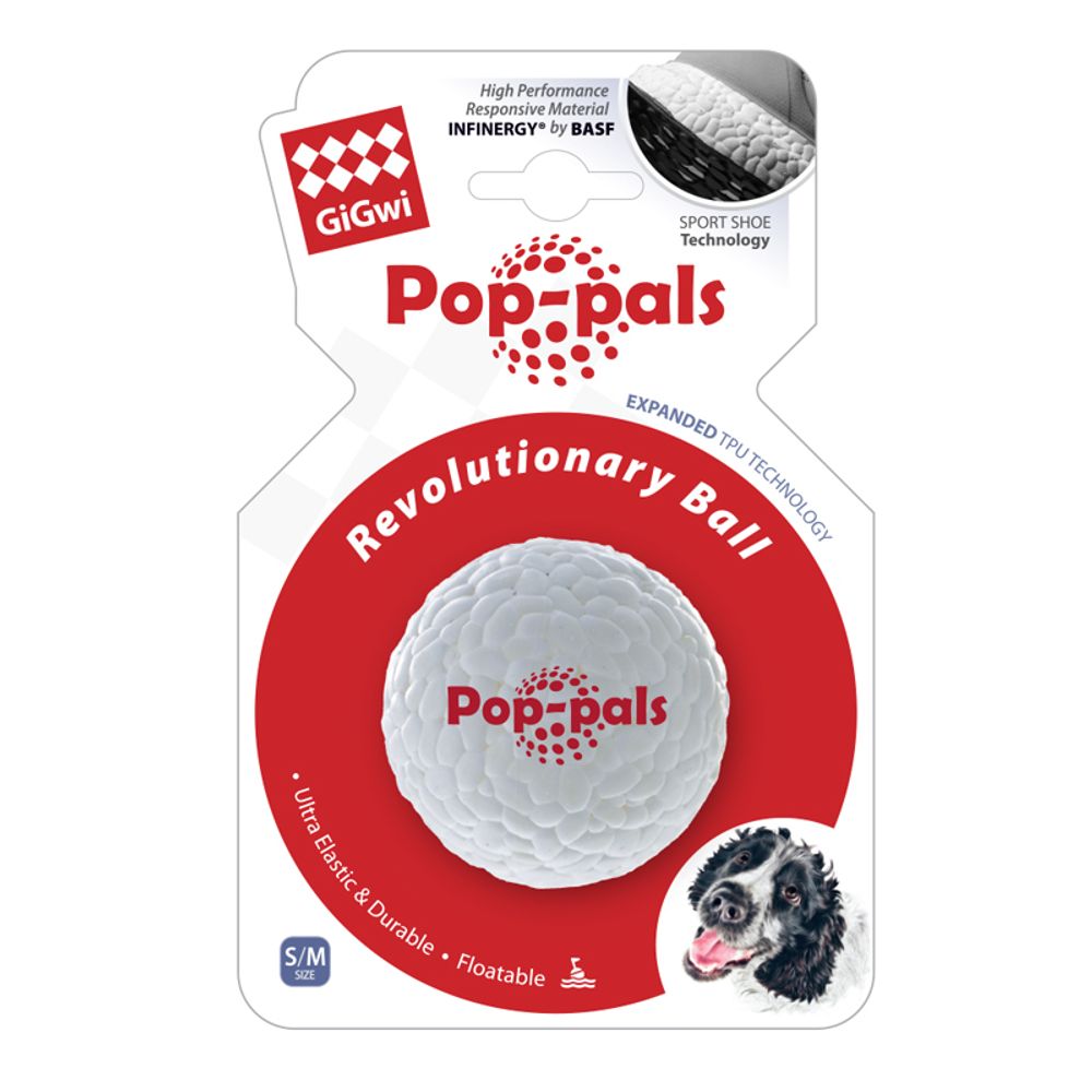 Gigwi POP PALS игрушка для собак Мяч 6 см