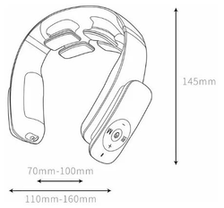 Массажер для шеи Xiaomi Jeeback Neck+ Massager G3