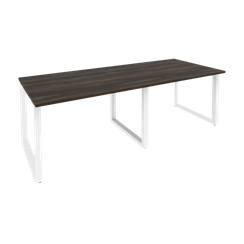 Onix Стол переговорный O.MO-PRG-2.2 Дуб Мали/Металл Белый 2360*980*750