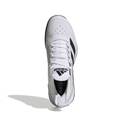 Мужские кроссовки теннисные Adidas Adizero Ubersonic 4 M - cloud wihite/core black/silver metalic/grey