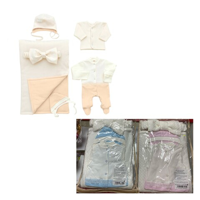 Комплект на выписку из 6 предметов "Ванильное суфле"