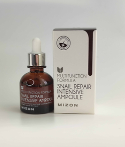 Сыворотка для лица с муцином улитки MIZON Snail Repair Intensive Ampoule концентрированная 30мл