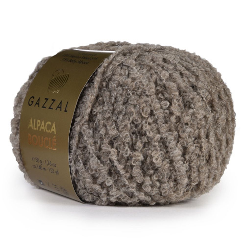 Пряжа Gazzal Alpaca Boucle (123)