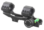 Кронштейн VECTOR 1-Piece Mount, 30/25.4 мм, 0 МОА, угломер, уровень, на базу Picatinny