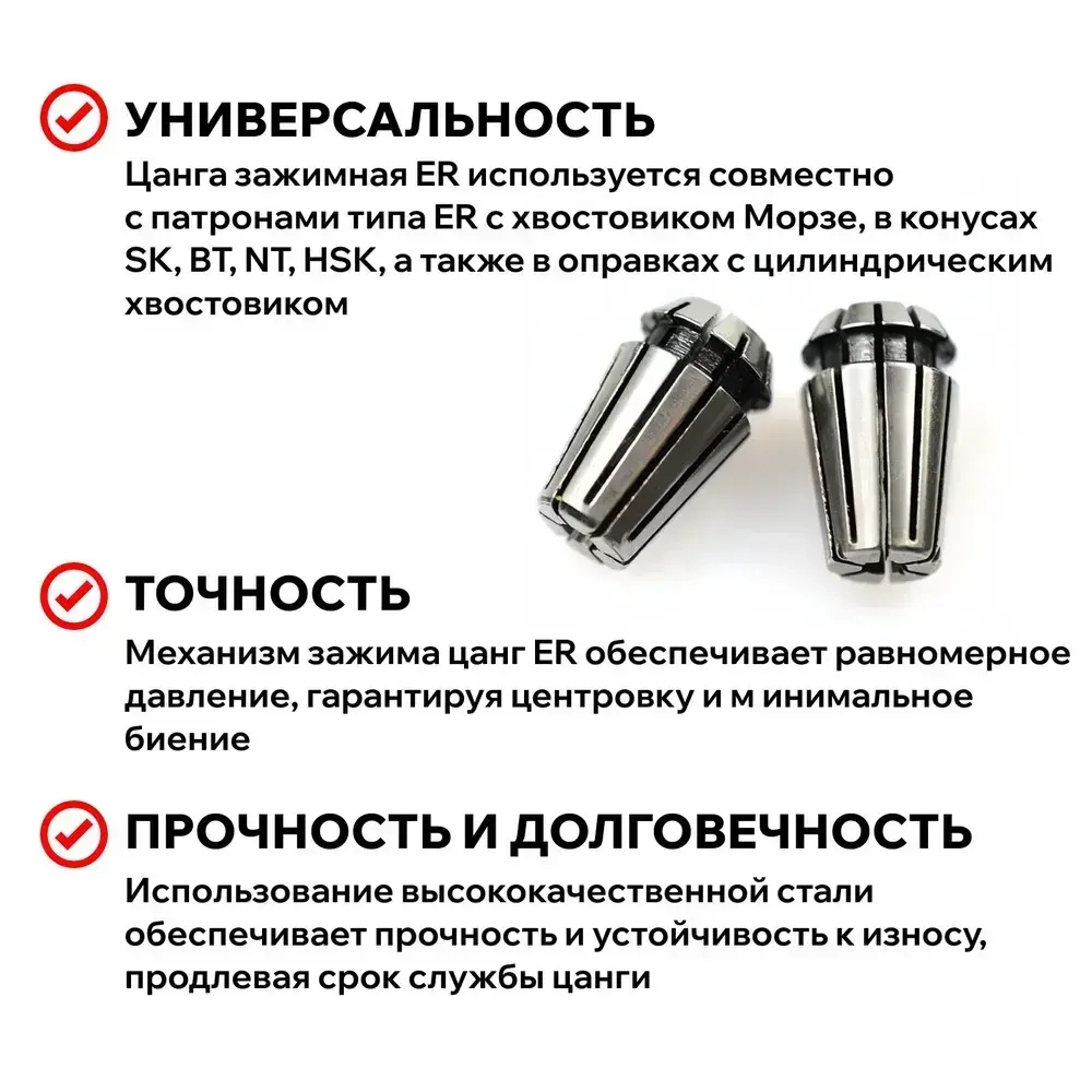 Цанга ER11 Ф3.175