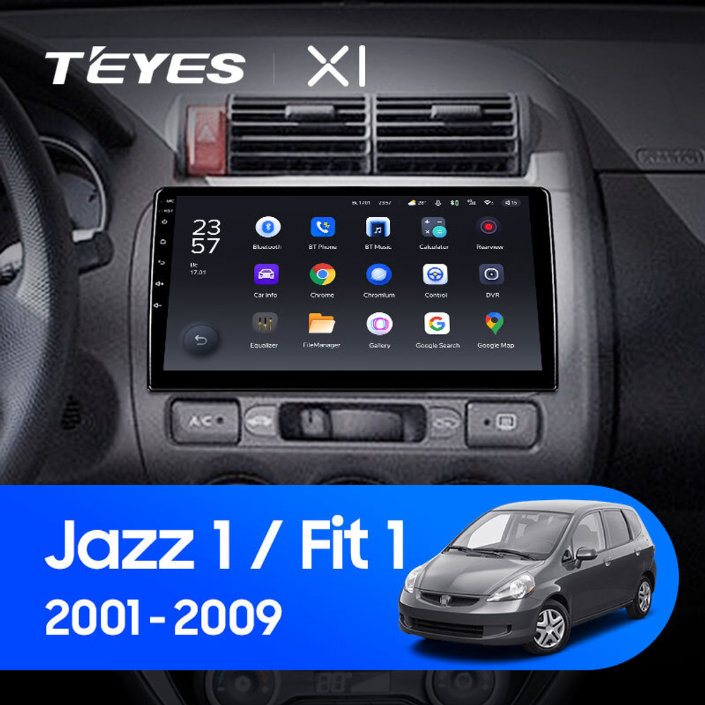 Teyes X1 9" для Honda Jazz 1 2001-2008