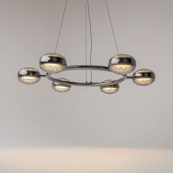 Подвесная светодиодная люстра Maytoni Mind MOD299PL-L60BC3K