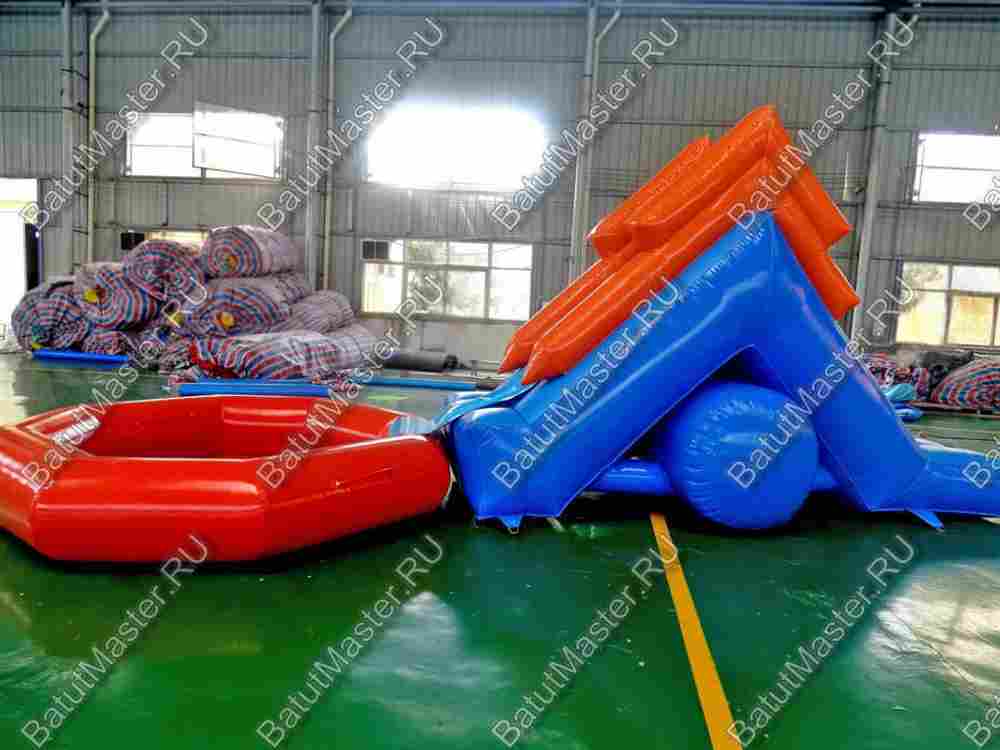 Надувная водная горка «Пляжный драйв», 8,5*3*3 м, герметичная