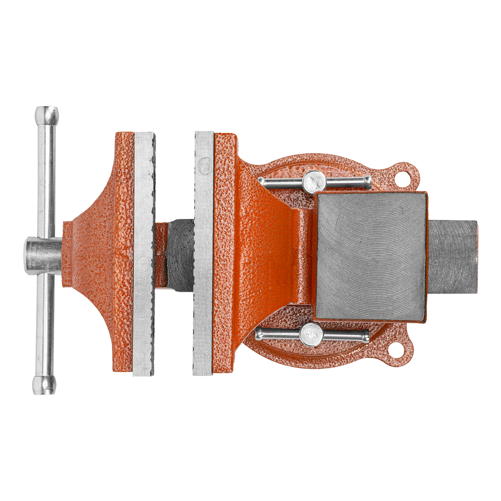 Тиски слесарные, 125 мм, поворотные, с наковальней Sparta