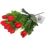 Искусственные цветы «Весеннее вдохновение» Тюльпаны 30см цвет бордовый