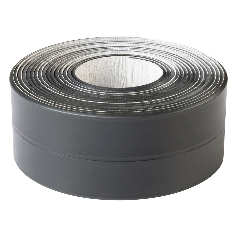 Лента бордюрная самоклеящаяся Аккурат 38мм*3,35м ГРАФИТ