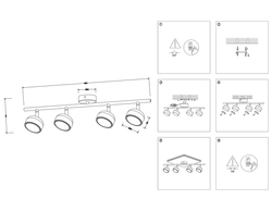 Ambrella Светильник накладной со сменной лампой GX53 Techno TN71029