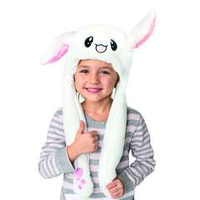 Шапочка Зайчик с двигающимися ушками и подсветкой