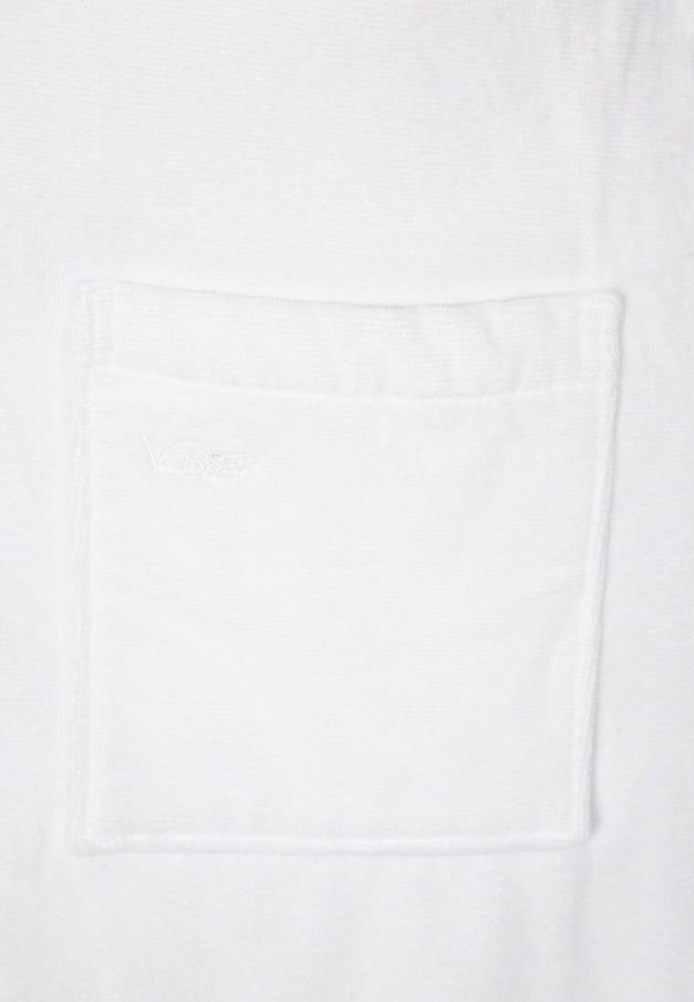 Элитный халат махрово-велюровый Feeling white от Vossen