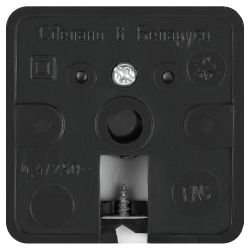 Кнопка дверного звонка ЭРА D2 проводного, черная