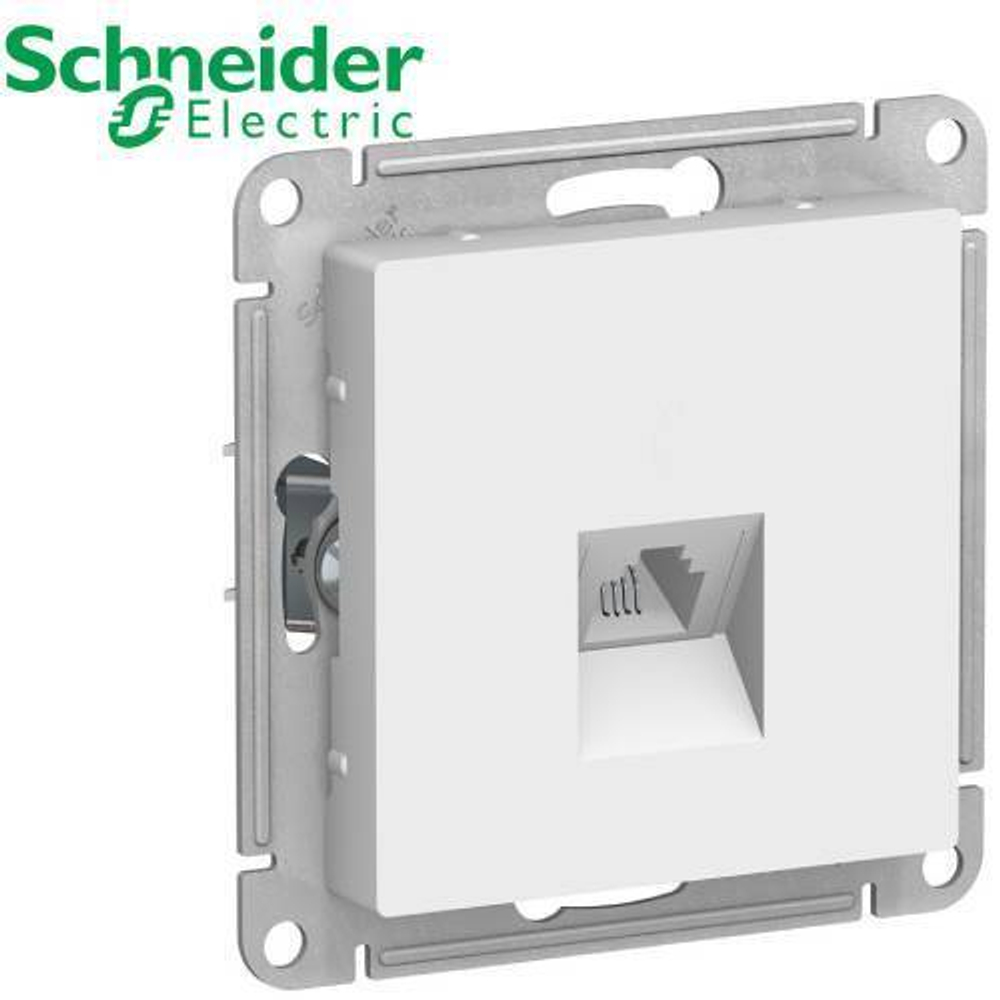 Розетка телефонная (белый) AtlasDesign Schneider ATN000181