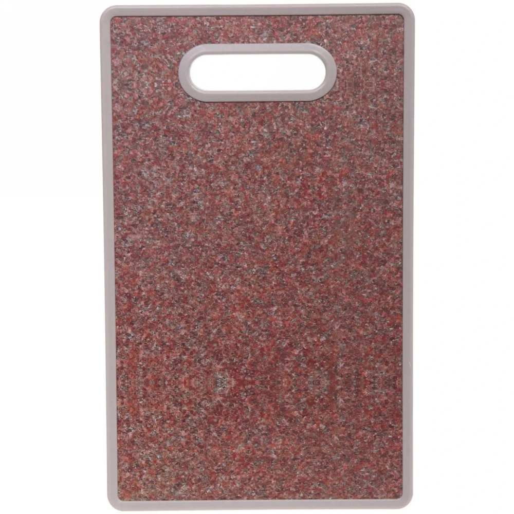 Доска разделочная пластиковая «Каменная крошка» 22*37см, красная
