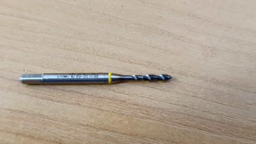 Метчик машинный М2 DIN371-С 6H V40 HSSE-PM TiALN ADK163-020