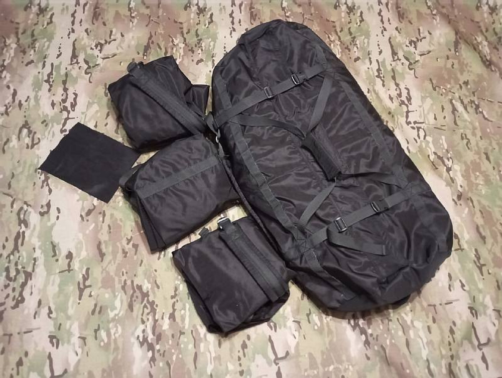 Баул Балу СН76 120л с верт. молнией кардон 500 черный