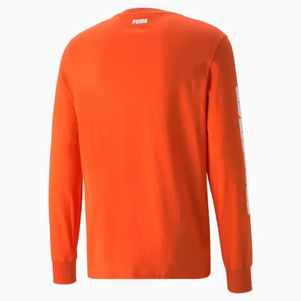 53213106 Лонгслив PUMA 4th Quarter LS Tee Cherry Tomato