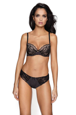 Бюстгальтер Amara на каркасах (Размер: 85D) (Цвет: черный с бежевым)