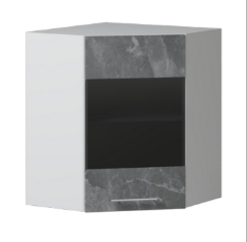 Кухня Alisa Каспий - Шкаф угловой 600 со стеклом