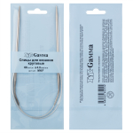 Спицы круговые сталь d 4.0 мм 60 см 1 шт с металлической леской GAMMA MKF