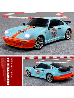 Радиоуправляемая машина для дрифта LD RC масштаб 1:18 2WD 2.4G Porsche 911 - 1898 Blue c гироскопом