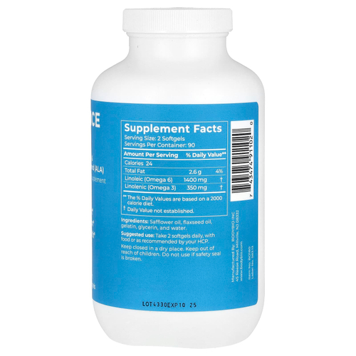 BodyBio, Balance Oil, 180 мягких таблеток без ГМО