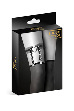 Гартер Bijoux Pour Toi с бантиком и шипами GARTER WITH HEART