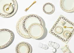 Блюдо квадратное Ricard Ginori Catene Ebano (30 см)