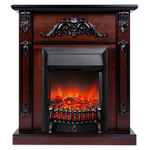 Каминокомплект Real Flame Anita AO с очагом Fobos Lux Black (без пульта)