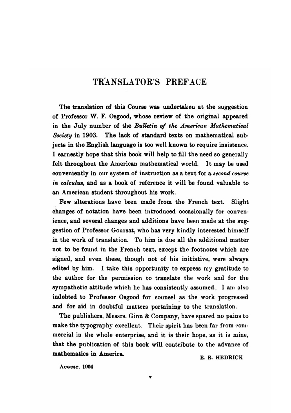 A Course in Mathematical Analysis. Volume 1 | Goursat Edouard; Hedrick E. R.