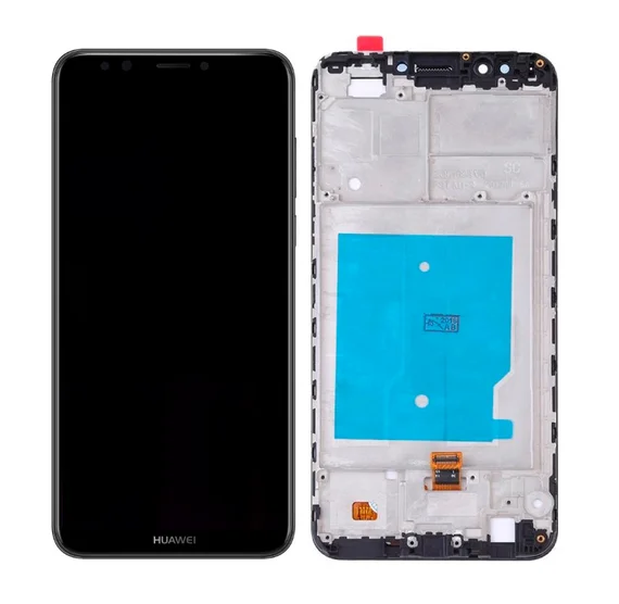 Дисплей для Huawei Y7 2018 / Y7 Prime 2018 /  Enjoy 8 / Nova 2 Lite в сборе  с тачскрином на рамке (серый)