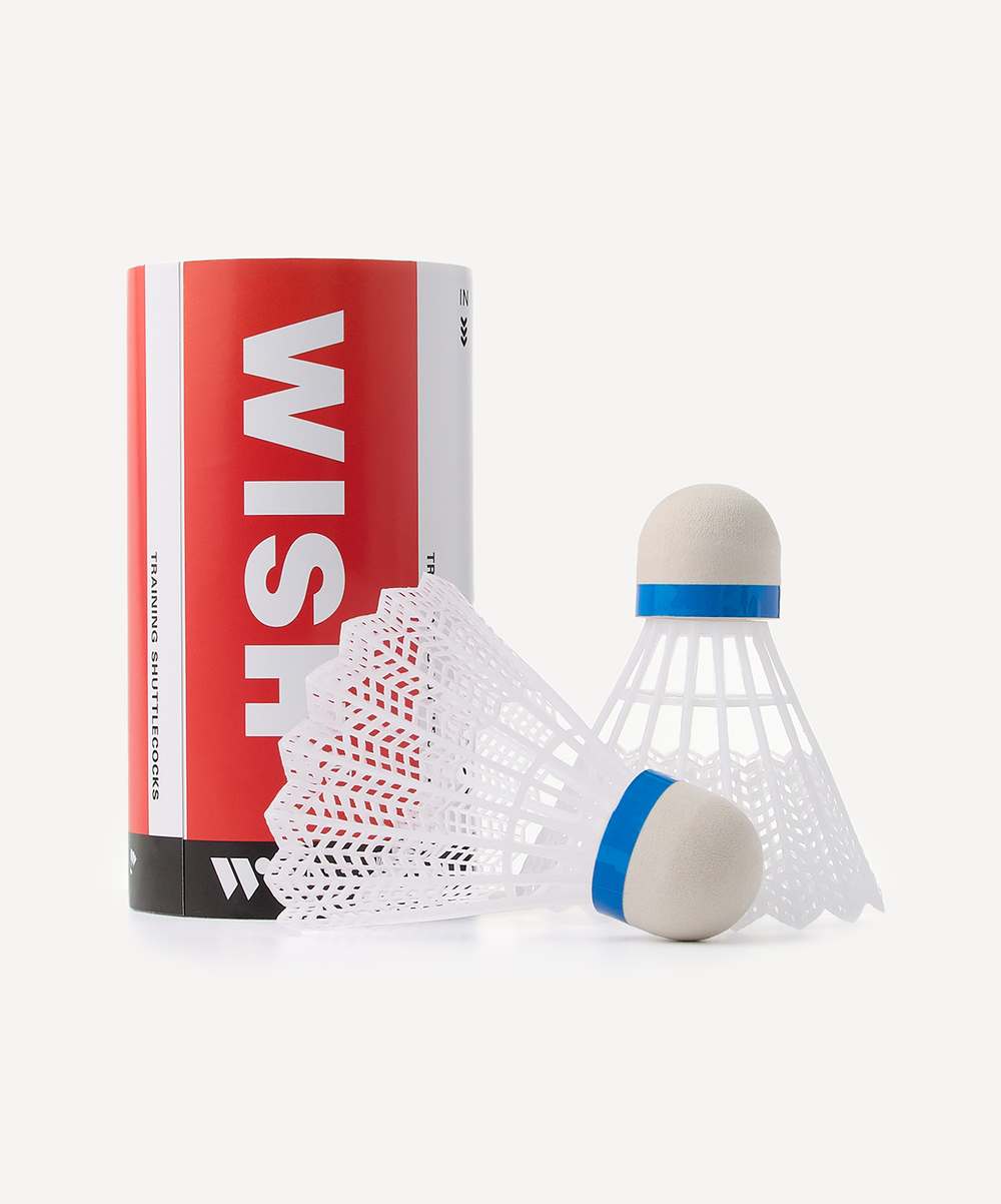 Набор для бадминтона WISH Firestar 780, 2 ракетки, 2 волана, голубой/фиолетовый