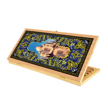 Нарды + Шашки Аравия Тадж-Махал средние (Россия, дерево, 50 см), Partida