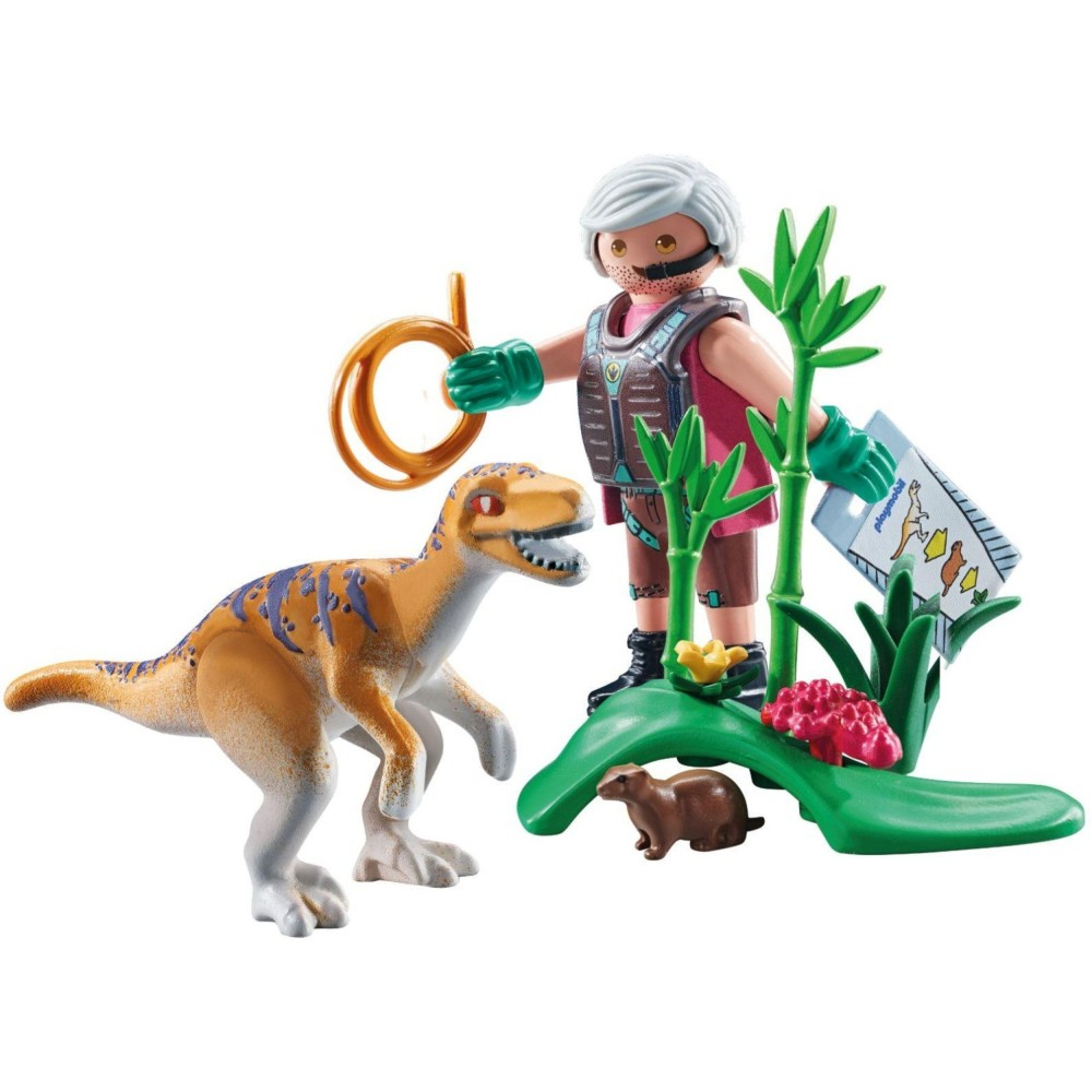 Playmobil Dinos 71823 Динозавр Велоцираптор 18 деталей — фото 2