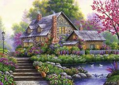 Puzzle Romantic Cottage