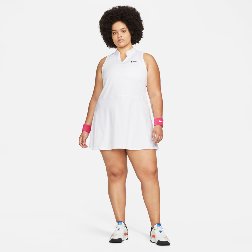 Женская теннисное платье Nike Court Victory Dri-Fit Plus Dress Women - White