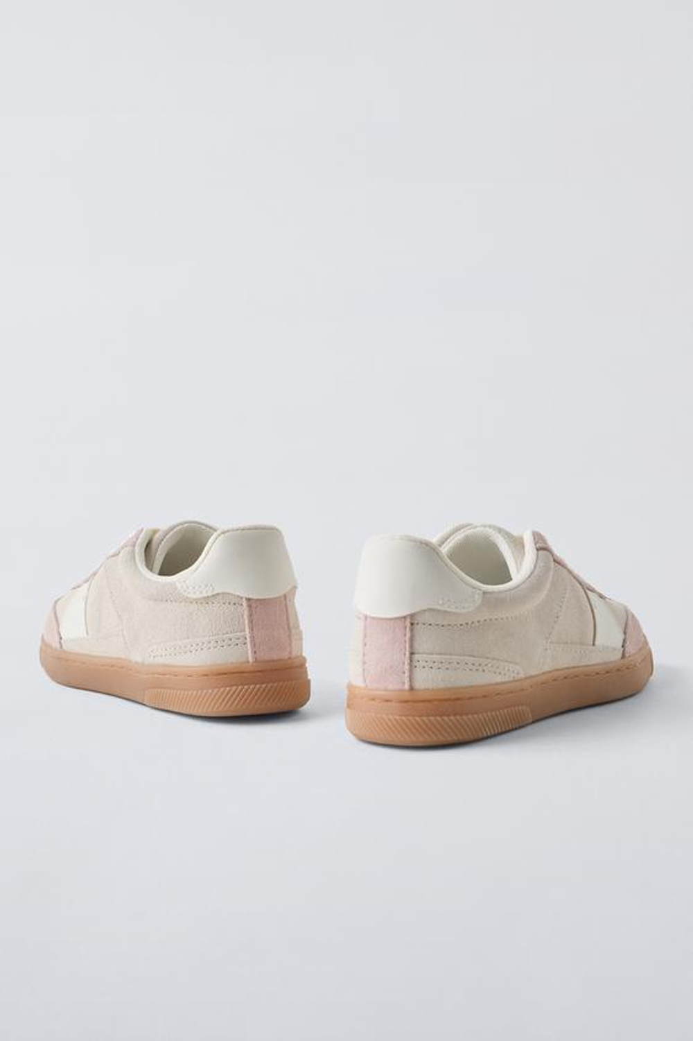 ZARA ЗАМШЕВЫЕ КРОССОВКИ, РОЗОВЫЙ