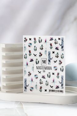 Nogtemoda Наклейки для ногтей Classic 129