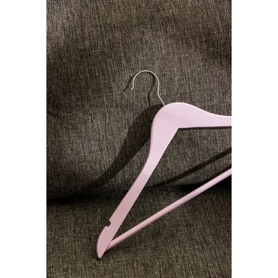 Вешалка деревянная для одежды SAVANNA «Тэри», 44,5×23×1,2 см, цвет сиреневый