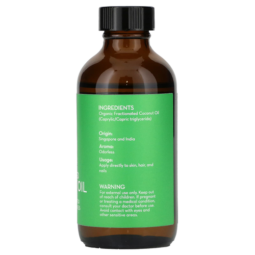 Pure Body Naturals, Фракционированное кокосовое масло, 118 мл (4 жидк. унц.)
